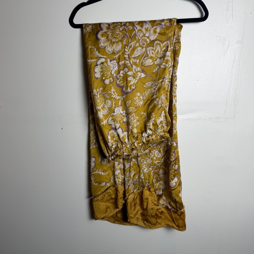 Free People Golden Combo Dreamy Days Pajama Set Oversized Wide Leg - Picture 9 of 13